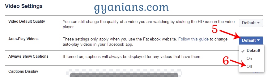 How to Disable Facebook Auto-Play Videos and Audio on Android and PC - Gyanians
