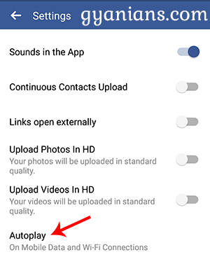 Facebook Autoplay Video Ko Kaise Disable Karte Hai Android aur PC Par - gyanians