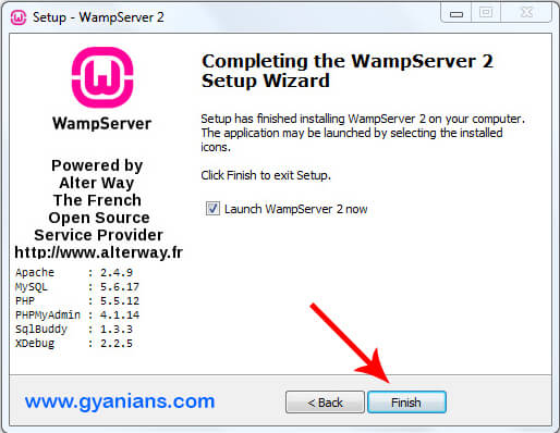 WampServer Install Step - 7