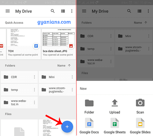 how to use google drive on android in hindi