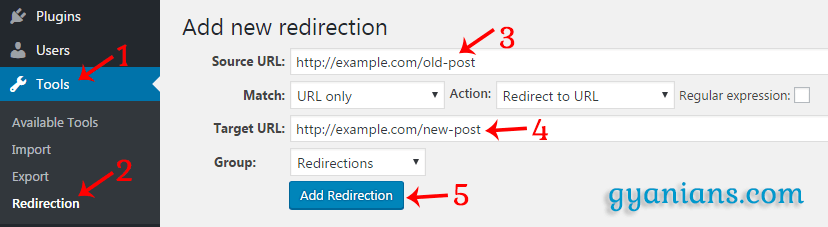 Creating Redirects in WordPress