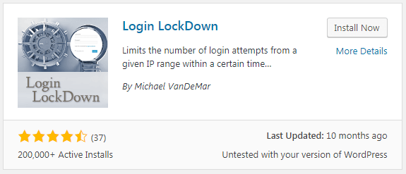 Login LockDown Plugins