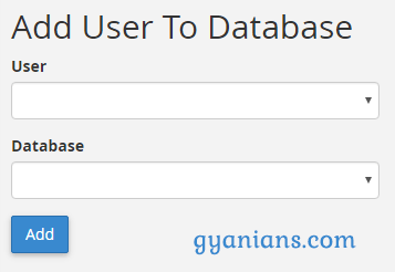 add user to database in mysql
