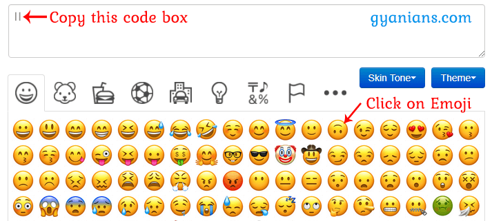 copy emoji code