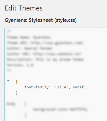 add google font style code in style.css file