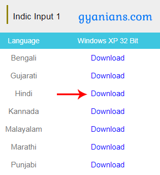 download indic input tool 1