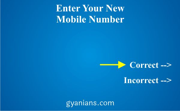 change registered mobile number using ATM step 6