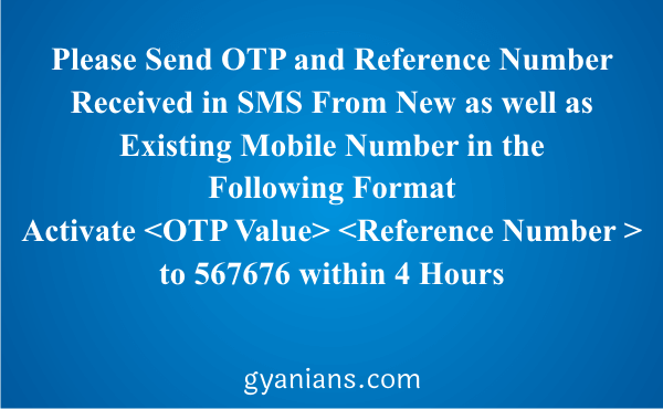 change registered mobile number using ATM step 7