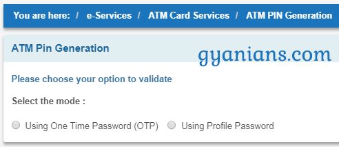 ATM Pin Generation