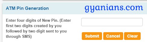 Enter Four Digits of New ATM PIN