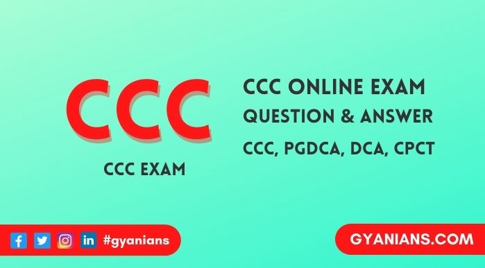 CCC Online Test in Hindi और CCC Mock Test in Hindi